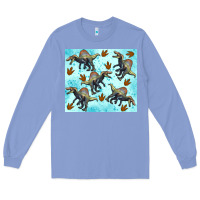Colony Blue spinosaurus Long Sleeve Tee - Artiststas