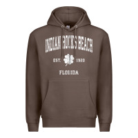 Coffee indian rocks beach florida vintage shamrock sports zip hoodie Premium Hoodie - linhVisuals