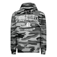 Indian Rocks Beach Florida Vintage Shamrock Sports Zip Hoodie Premium Hoodie | Teevron