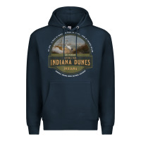 Navy indiana dunes national park lake michigan beach trails t shirt Premium Hoodie - linhVisuals