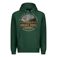 Sports Green indiana dunes national park lake michigan beach trails t shirt Premium Hoodie - linhVisuals