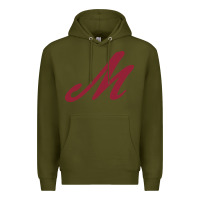 Army Green Muhlenberg College Premium Hoodie - linhVisuals