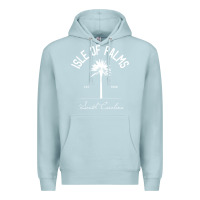 Blue Mist isle of palms sc palm tree isle of palms beach gift pullover hoodie Premium Hoodie - linhVisuals