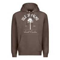 Coffee isle of palms sc palm tree isle of palms beach gift pullover hoodie Premium Hoodie - linhVisuals