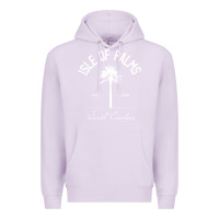Lilac isle of palms sc palm tree isle of palms beach gift pullover hoodie Premium Hoodie - linhVisuals