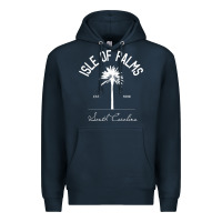 Navy isle of palms sc palm tree isle of palms beach gift pullover hoodie Premium Hoodie - linhVisuals
