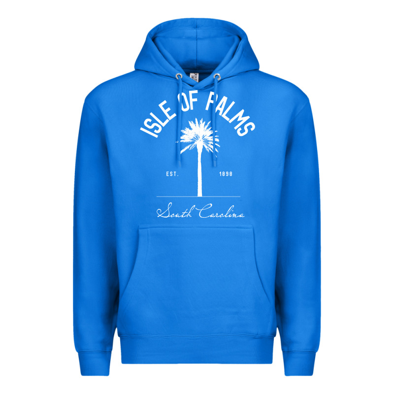 Isle Of Palms Sc Palm Tree Isle Of Palms Beach Gift Pullover Hoodie Premium Hoodie by linhVisuals | Teevron