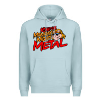 Blue Mist MONDAY NIGHT METAL Premium Hoodie - linhVisuals