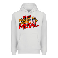 Dove Grey MONDAY NIGHT METAL Premium Hoodie - linhVisuals