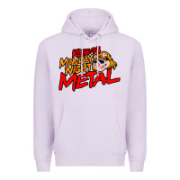 Lilac MONDAY NIGHT METAL Premium Hoodie - linhVisuals