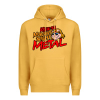 Mustard MONDAY NIGHT METAL Premium Hoodie - linhVisuals