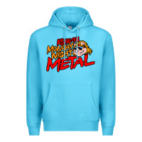 Ocean Blue MONDAY NIGHT METAL Premium Hoodie - linhVisuals