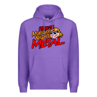 Purple MONDAY NIGHT METAL Premium Hoodie - linhVisuals