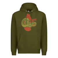 Army Green VINTAGE CHICAGO Premium Hoodie - linhVisuals