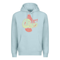 Blue Mist VINTAGE CHICAGO Premium Hoodie - linhVisuals