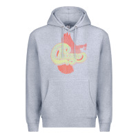 Heather Grey VINTAGE CHICAGO Premium Hoodie - linhVisuals