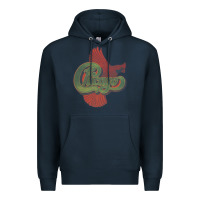 Navy VINTAGE CHICAGO Premium Hoodie - linhVisuals