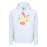 White VINTAGE CHICAGO Premium Hoodie - linhVisuals