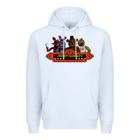 White FREDDY FAZBEAR'S Premium Hoodie - linhVisuals