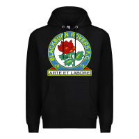 Black blackburn-fc Premium Hoodie - linhVisuals