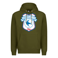 Army Green cardiff-city-fc Premium Hoodie - linhVisuals