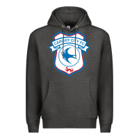 Charcoal Heather cardiff-city-fc Premium Hoodie - linhVisuals