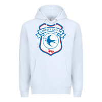 White cardiff-city-fc Premium Hoodie - linhVisuals