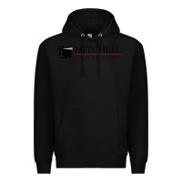 Black Mitchell College Premium Hoodie - linhVisuals