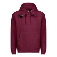 Burgundy Mitchell College Premium Hoodie - linhVisuals