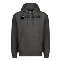 Charcoal Heather Mitchell College Premium Hoodie - linhVisuals