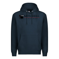 Navy Mitchell College Premium Hoodie - linhVisuals