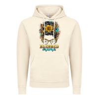 Vintage Artic blessed mama messy bun Vintage Hoodie - BarkalooDesign