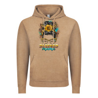 Vintage Coffee blessed mama messy bun Vintage Hoodie - BarkalooDesign
