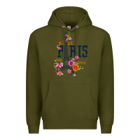 Army Green PARIS Premium Hoodie - linhVisuals
