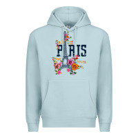 Blue Mist PARIS Premium Hoodie - linhVisuals
