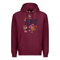 Burgundy PARIS Premium Hoodie - linhVisuals