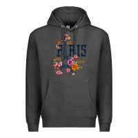 Charcoal Heather PARIS Premium Hoodie - linhVisuals