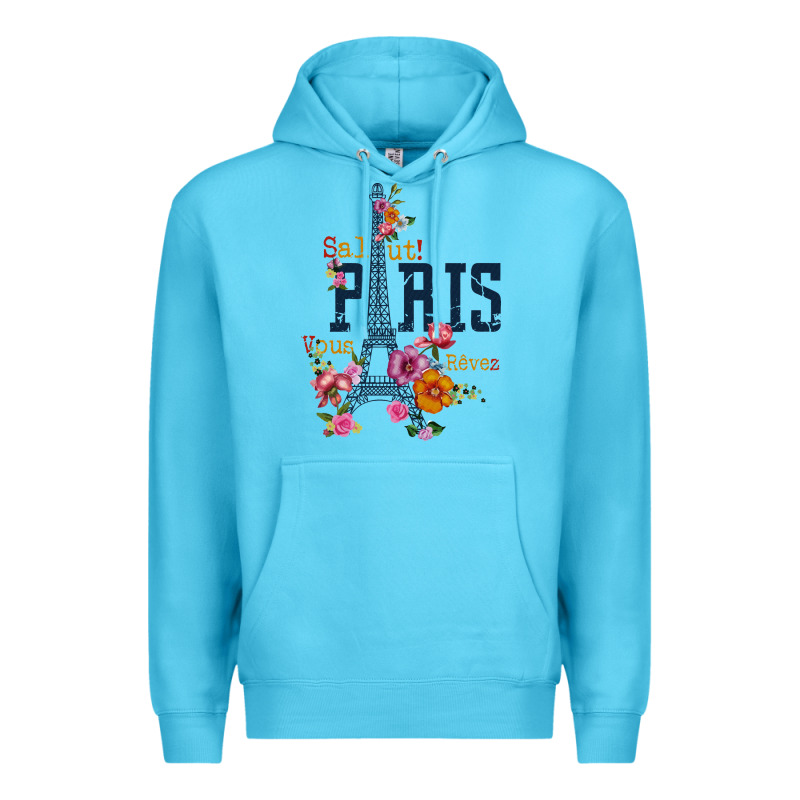 Paris Premium Hoodie by linhVisuals | Teevron
