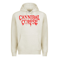 Oatmeal Heather cannibal music Premium Hoodie - linhVisuals
