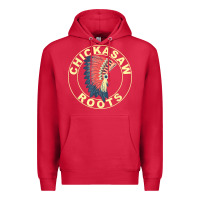 Cardinal chickasaw roots headdress native american chickasaw nation Premium Hoodie - linhVisuals