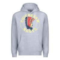 Heather Grey chickasaw roots headdress native american chickasaw nation Premium Hoodie - linhVisuals