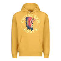 Mustard chickasaw roots headdress native american chickasaw nation Premium Hoodie - linhVisuals