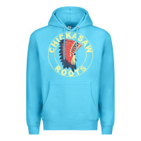 Ocean Blue chickasaw roots headdress native american chickasaw nation Premium Hoodie - linhVisuals