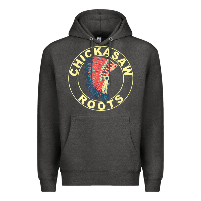 Chickasaw Roots Headdress Native American Chickasaw Nation Premium Hoodie by linhVisuals | Teevron