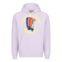 Lilac chickasaw roots headdress native american chickasaw nation Premium Hoodie - linhVisuals