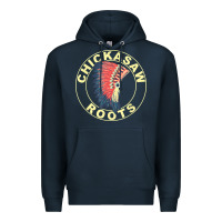 Navy chickasaw roots headdress native american chickasaw nation Premium Hoodie - linhVisuals