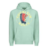 Seafoam chickasaw roots headdress native american chickasaw nation Premium Hoodie - linhVisuals