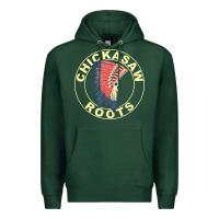Sports Green chickasaw roots headdress native american chickasaw nation Premium Hoodie - linhVisuals