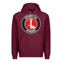 Burgundy charlton-fc Premium Hoodie - linhVisuals
