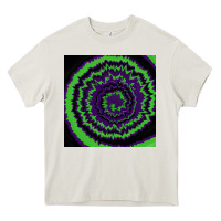 Cream halloween tie dye pattern black Heavy Core Tee - RanaPortraitStore